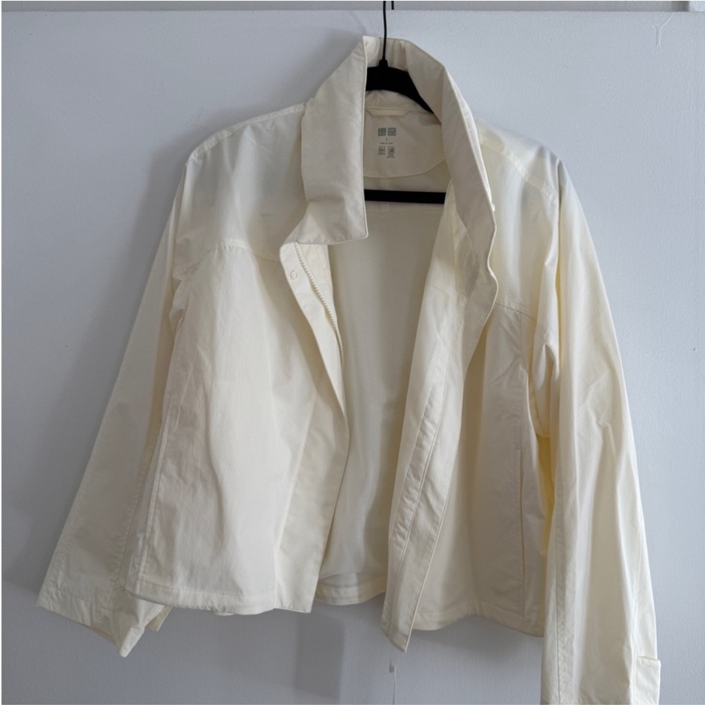 Uniqlo Women's Off-White Utility Jacket